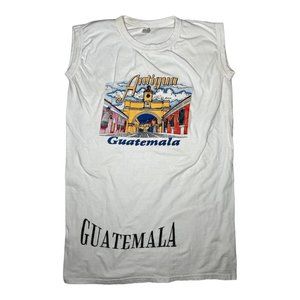 Vintage Antigua Guatemala Tank Top Shirt Size Large Calle de Arco